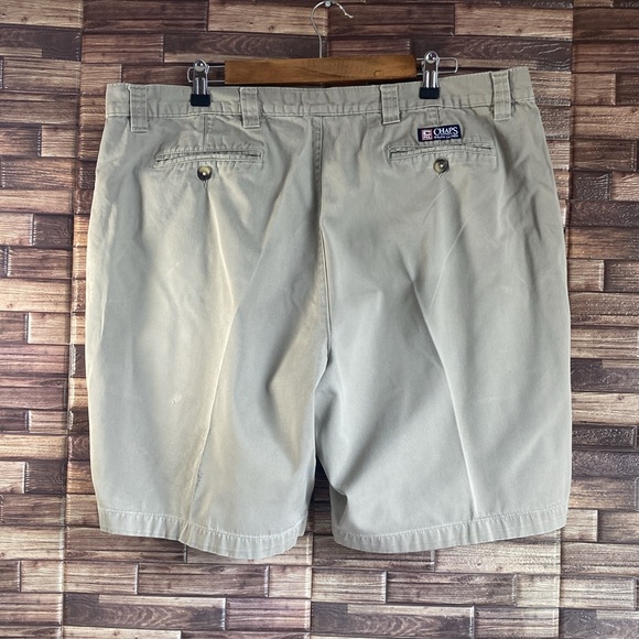 Mens Pre owned Size 42 Chaps Ralph Lauren Khaki Shorts - Picture 2 of 9